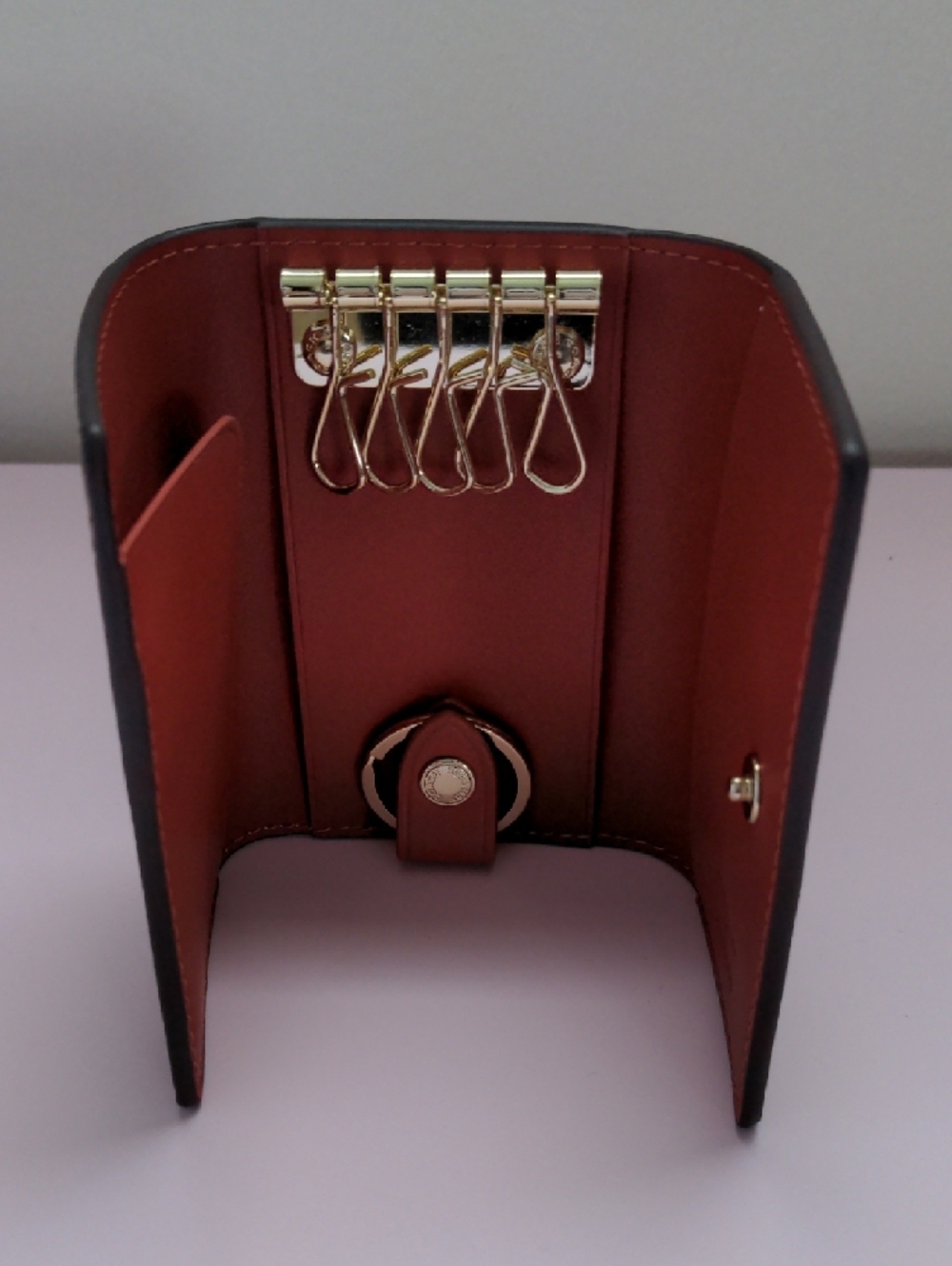 Coach X Peanuts 5 Key Case Wallet In Signature Canvas Snoopy Woodstock Print - Picture 2 of 10